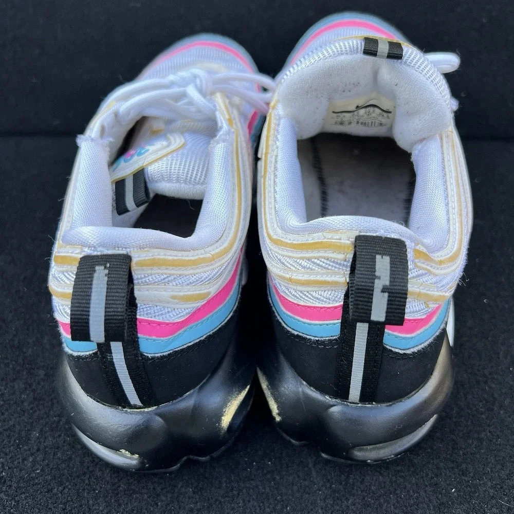 Nike Air Max Plus 97 Miami 305 White Pink Blue AV7936-101 Size 10.5